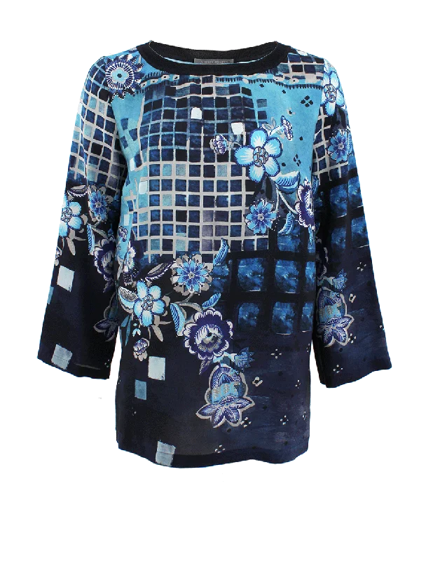 Bateau Neck Tunic Top Earthy Women's 