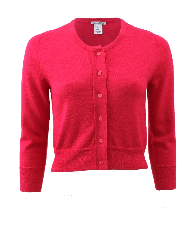 Three-Quarter Sleeve Cardigan Modern Women's Tech