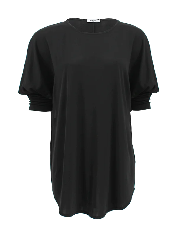 Long Sleeve Bateau Top Unique Women's Upcycled