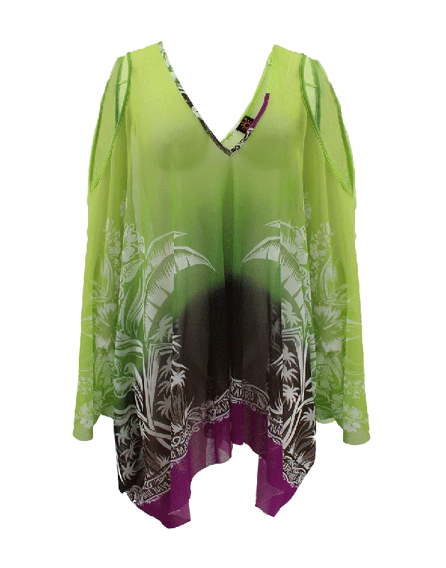 Tropical Print Caftan Country
