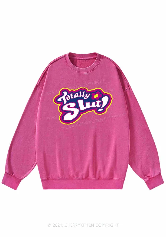 Totally Slxt Y2K Washed Sweatshirts Cherrykitten Modern Women's 