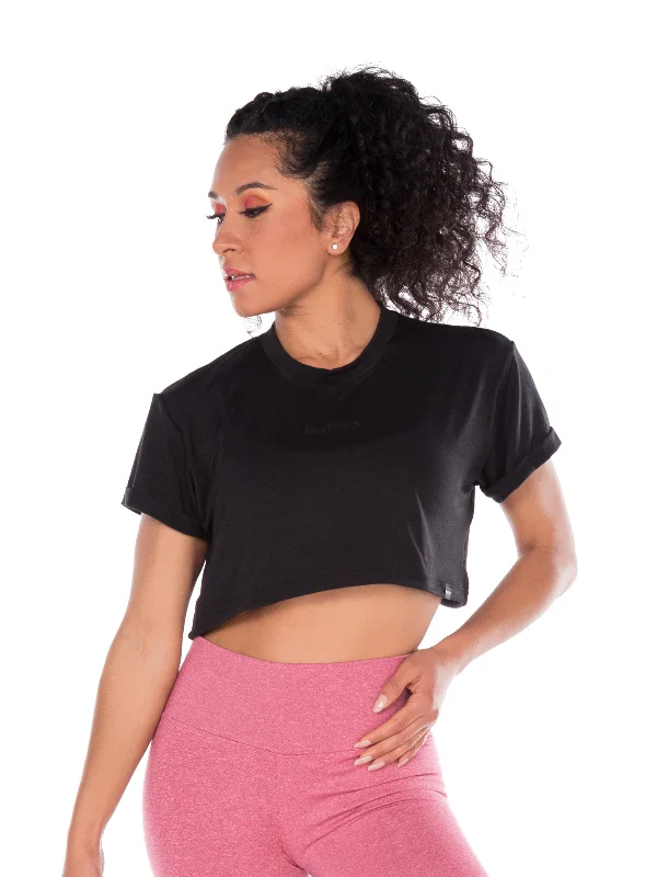 Cotton Tank Top - Black Minimalist Women's Casual
