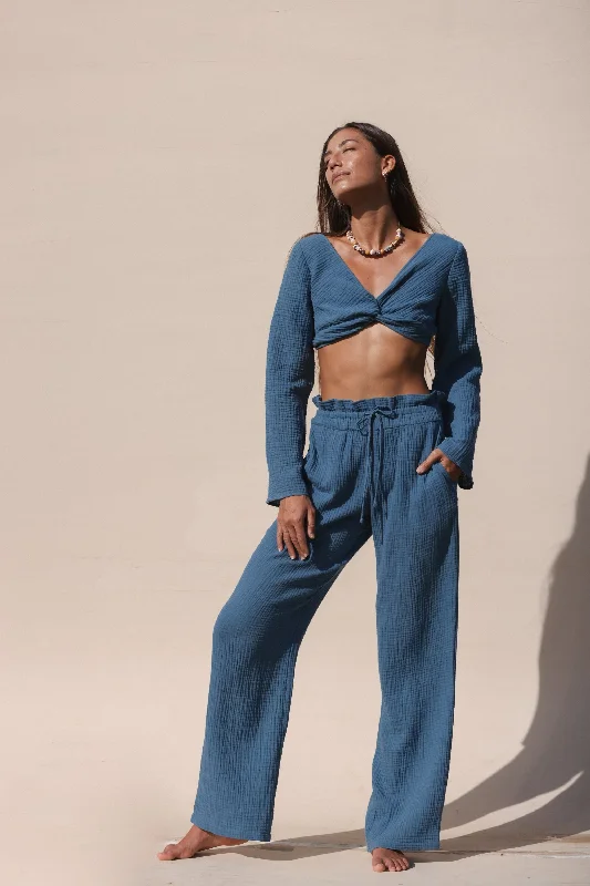 Poema Lagoon Drawstring Pant Confident Women's Power