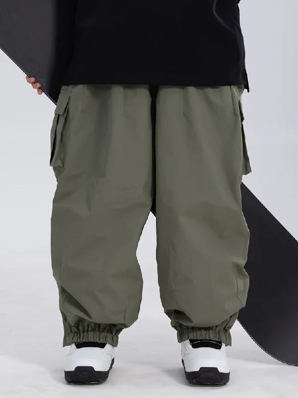 Men's Rabbit Snow StreetFlow Freestyle Oversize Baggy Snow Pants Hip Women's Urban