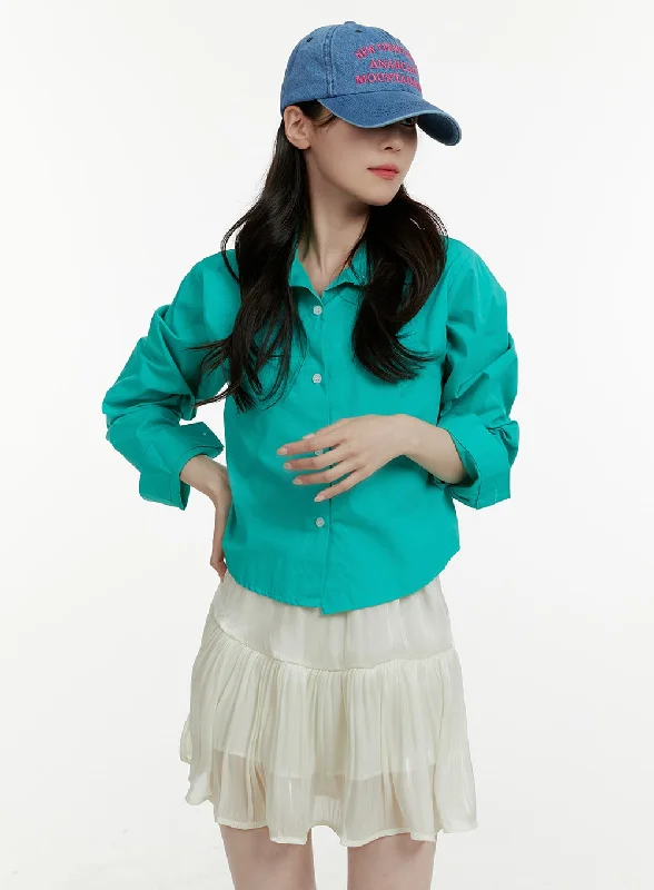Collared Button-Up Shirt OA405 Gym