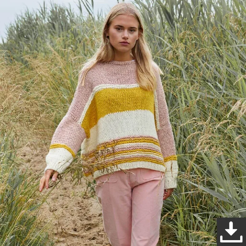 Damen Oversize Pullover Strickanleitung - Lana Grossa (PDF) Cashmere