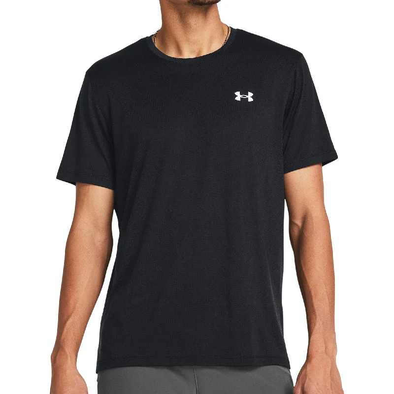 Under Armour Launch Splatter Short Sleeve Mens Running Top - Black Bold Women's Animal Print