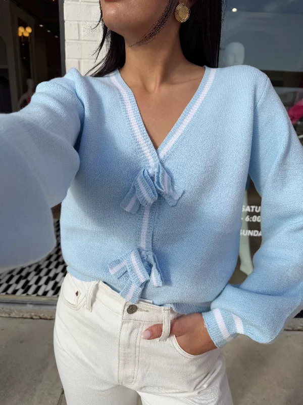 VNECK BOW CARDIGAN Bohemian Women's Free