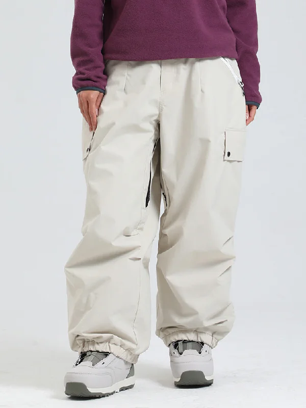 Women's Gsou Snow ChillFlex Mountain Rider Freestyle Baggy Snow Pants Classic Women's Tweed