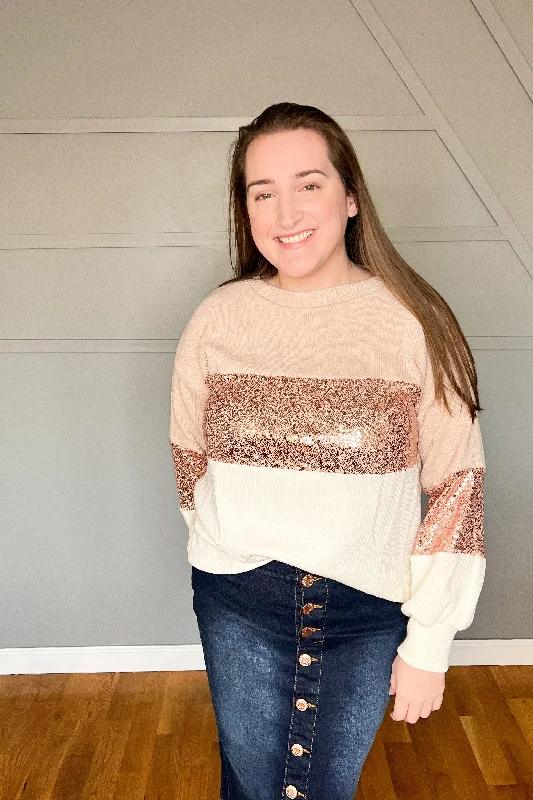 Verona Sequin Sweater performance