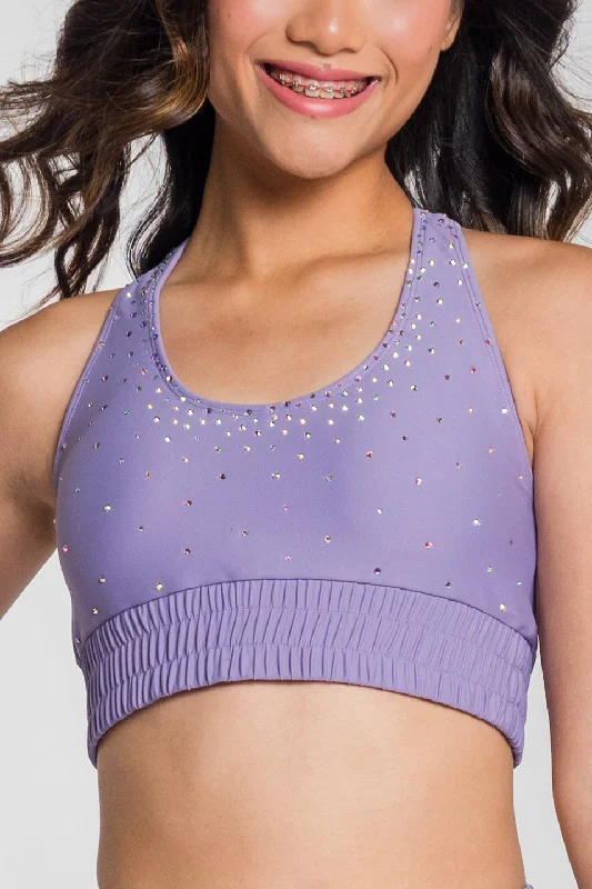 Nala Sports Bra in Lavender Street
