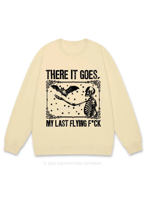 There It Goes Halloween Y2K Sweatshirt Cherrykitten Polished Women's Silk