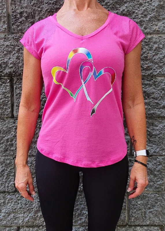 PINK Gmaxx Cancer Fundraiser Tee Laid - back Women's Vibe