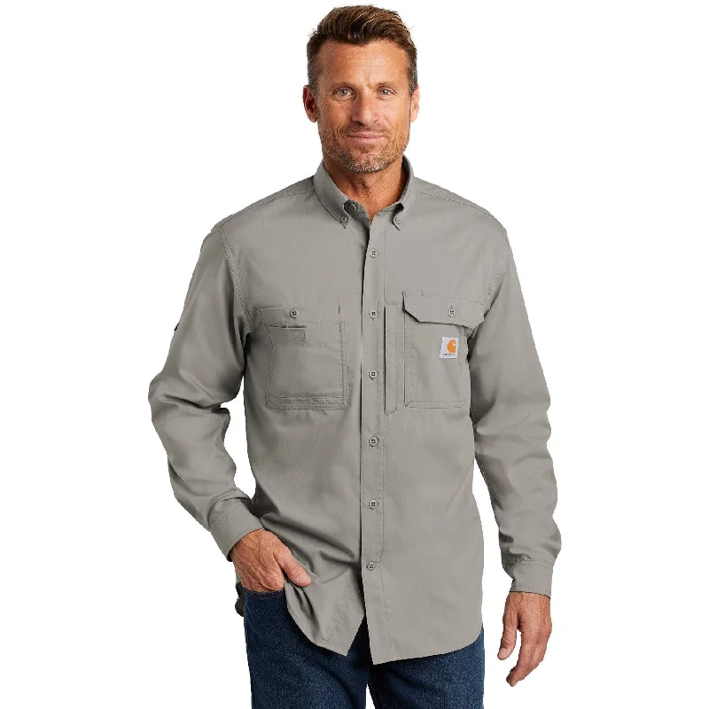CLOSEOUT - Carhartt Force Ridgefield Solid Long Sleeve Shirt Tough Women's Military - inspired