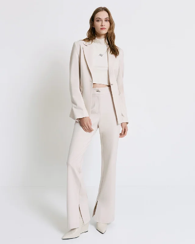 Access Fashion Cream Single Breasted Blazer purpose