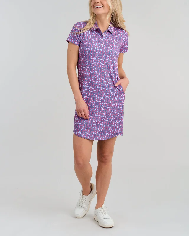 Knotty by Nature Women's Polo Dress Casual Women's Loose - fitting
