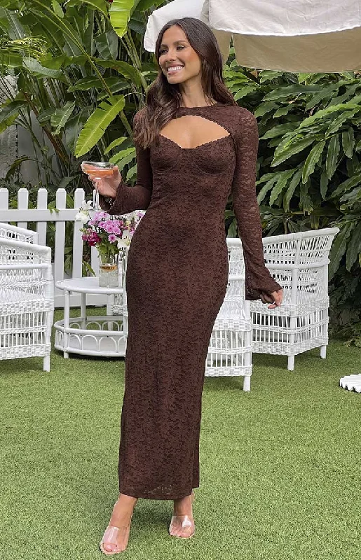 Camielle Brown Maxi Dress Rugged Women's Outdoor 