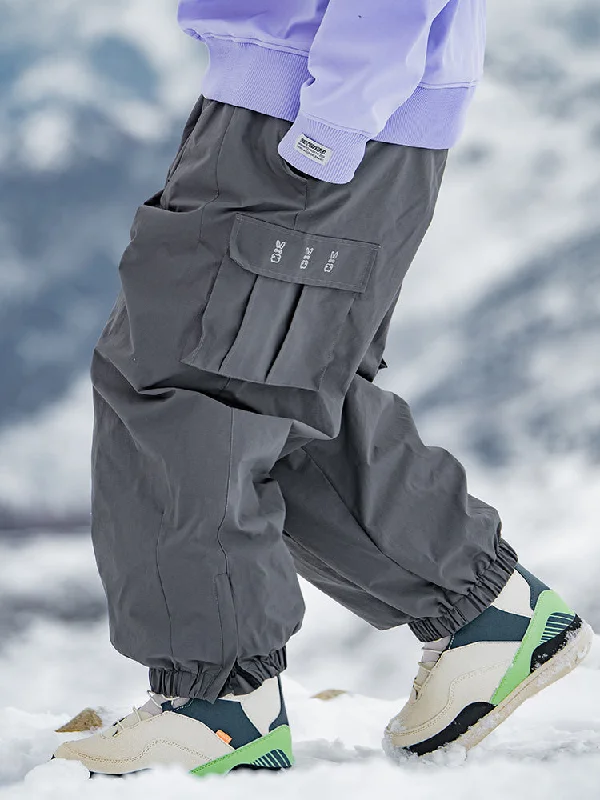 Women's Rabbit Snow StreetFlow Freestyle Cargo Baggy Snow Pants Stylish Women's Tropical 