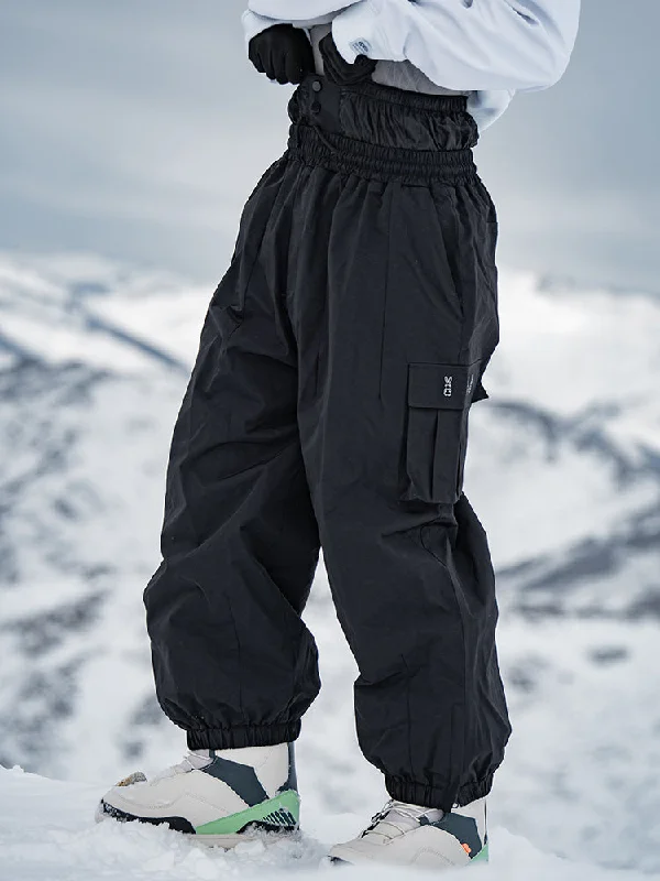 Men's Rabbit Snow StreetFlow Freestyle Cargo Baggy Snow Pants Feminine Women's Soft 