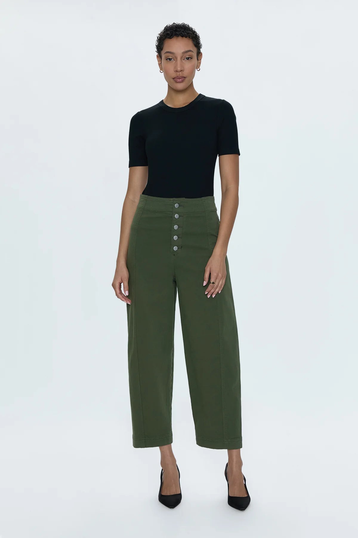Suki Barrel Leg Trouser Trendy Women's 