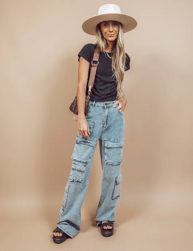 Yara Cargo Denim Adventure