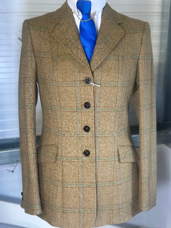 IN STOCK: UNIQUE TWEED PRINCESS CUT JACKET Trendy Women's 