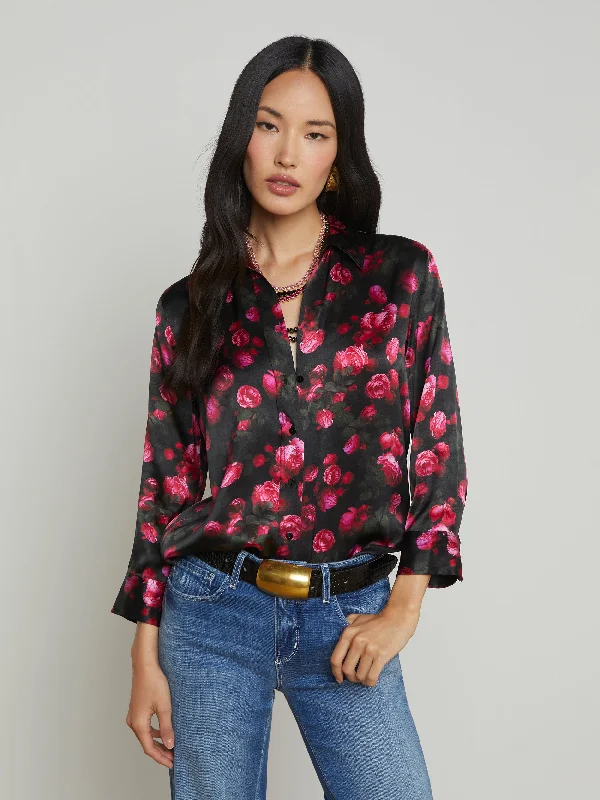 Dani Silk Blouse Refined Women's 