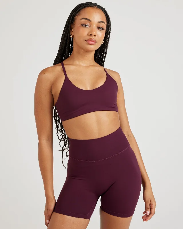 Airey Micro Bra - Cherry Cola Feminine Women's Style 