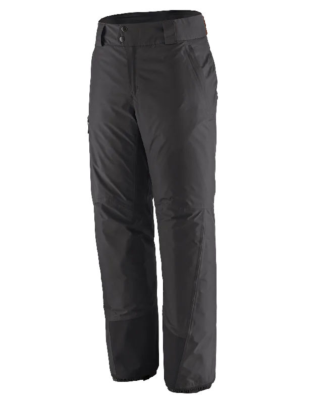 Patagonia Insulated Powder Town Pants - Black Sporty Women's Athleisure 
