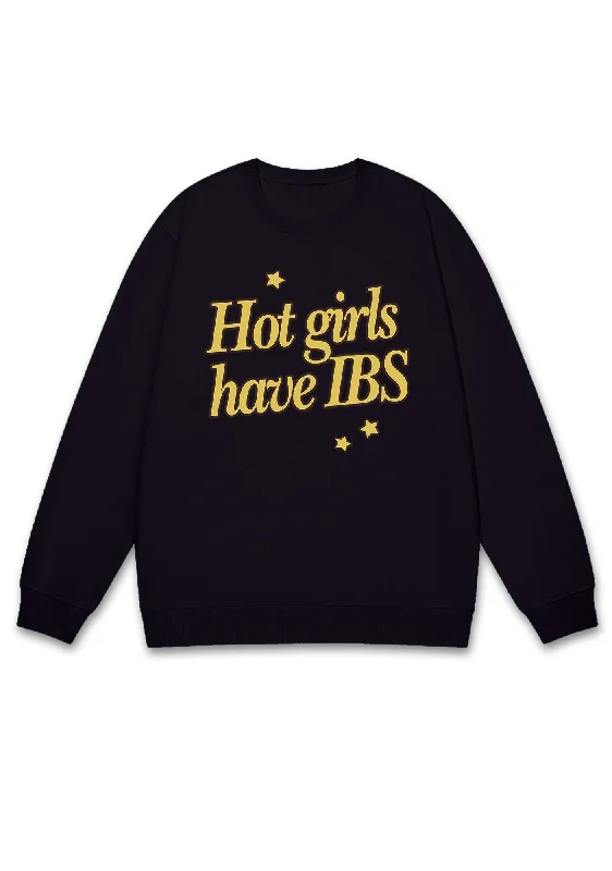 Hot Girls Have IBS Y2K Sweatshirt Cashmere