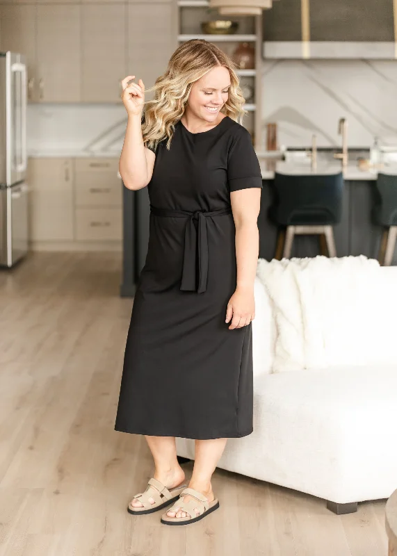 Lennox Classic Midi Dress-46" Feminine Women's Soft 