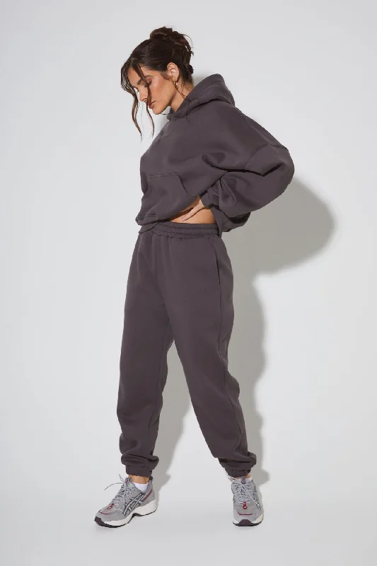 Charcoal Grey Joggers Sophisticated Women's 