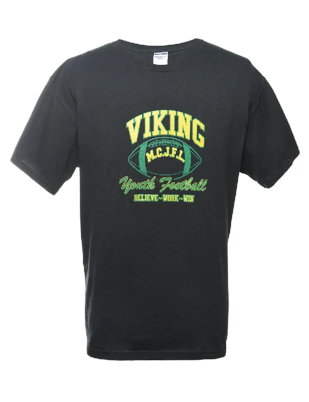 Viking Football Printed T-shirt - XL - Marketplace Contemporary 