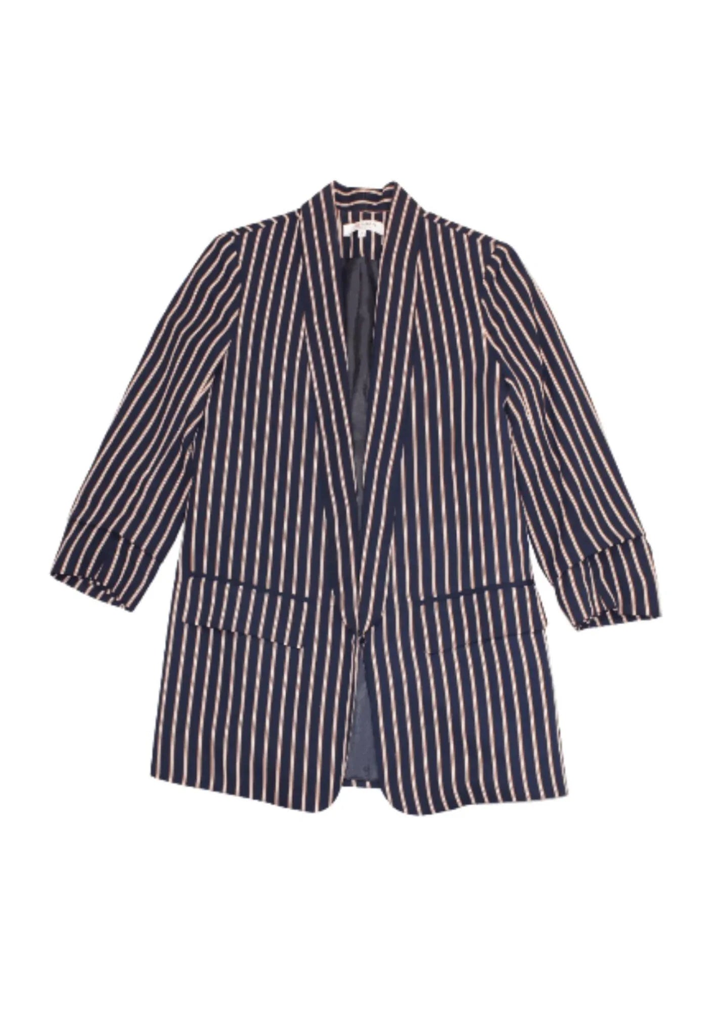 DARK PINK STRIPED BLAZER Disco