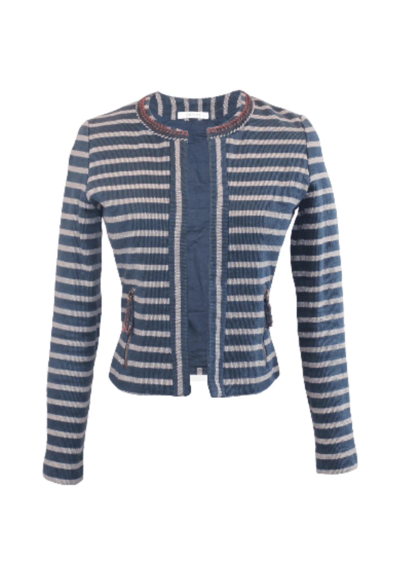 STRIPED BLAZER JACKET Hip Women's Retro
