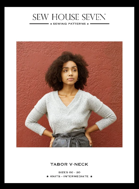 Tabor V-neck - Sewing Pattern | Sew House 7 Practical Women's Quick - dry