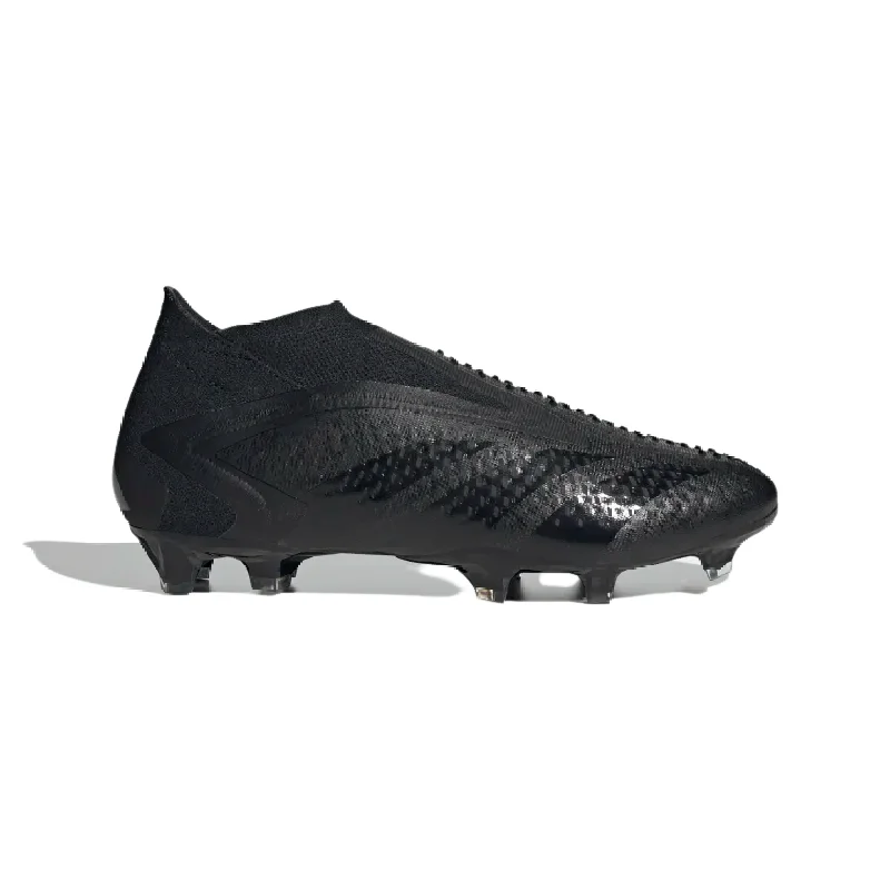 ADIDAS PREDATOR ACCURACY+ FIRM GROUND SOCCER CLEATS-Core Black / Core Black / Cloud White Country