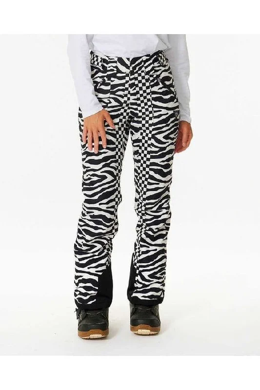 Rip Curl Rider High Waist Snow Pant 10K/10K Multicolor Bohemian Women's Free