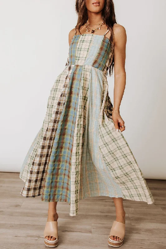 Alice Plaid Dress - Mint Refined Women's Classic 
