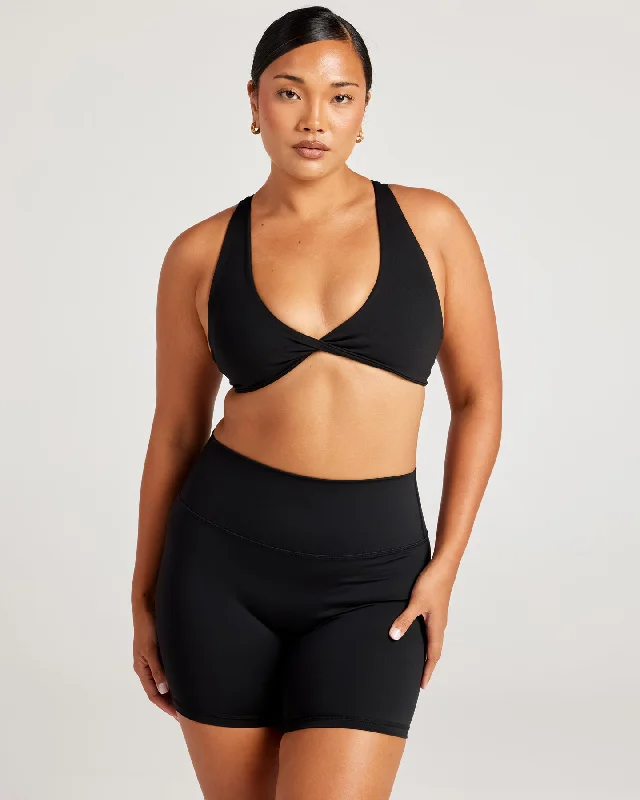 Aura Elevate Bra - Black Confident Women's High - fashion