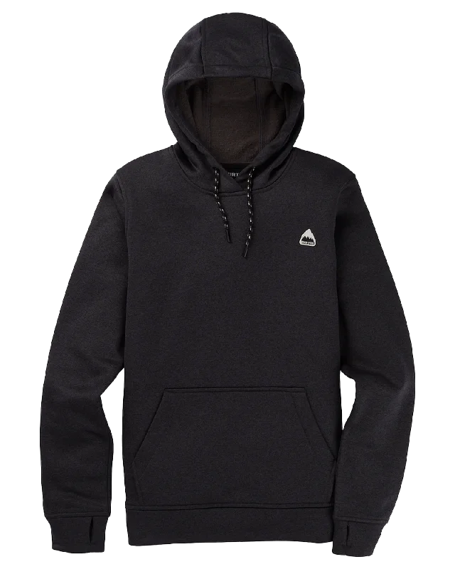 Burton Women's Oak Pullover Hoodie - True Black Heather Sophisticated Women's 