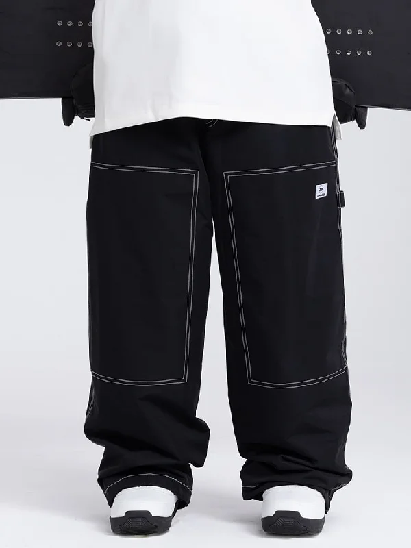 Men's Mountain Freerider Freestyle Baggy Snowboard Pants Edgy Women's Punk