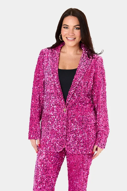 Heff Sequin Blazer - Highkey Sporty Women's Athleisure 