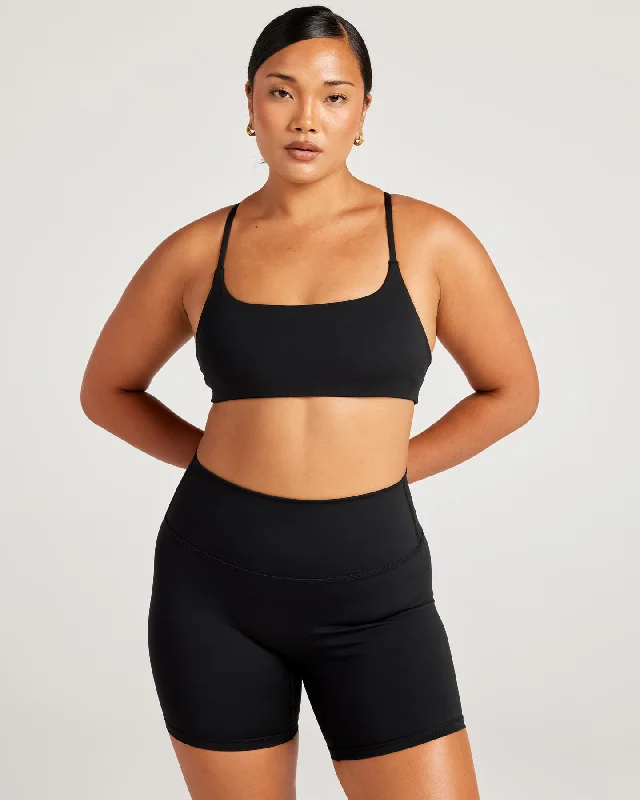 Aura Bend Bra - Black Edgy Women's Punk