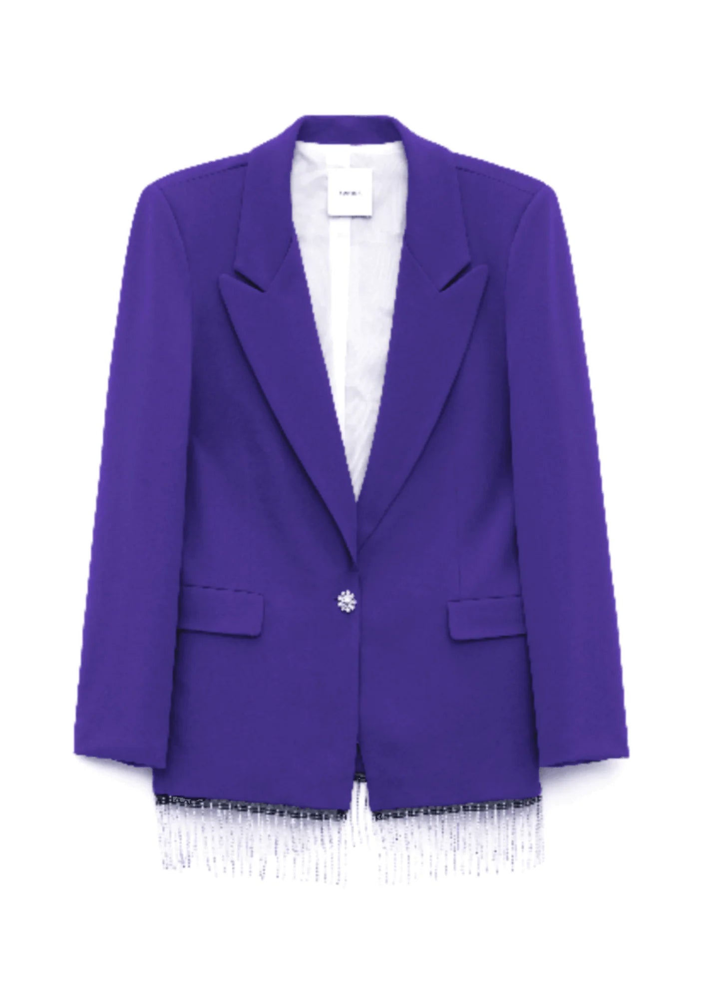 PURPLE BLAZER Relaxed Women's Beachy