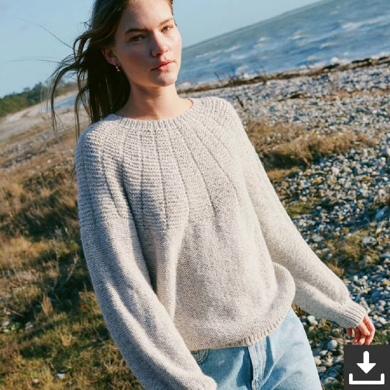 Edler Rundpassenpullover Strickanleitung - Lana Grossa (PDF) Cozy Women's Winter