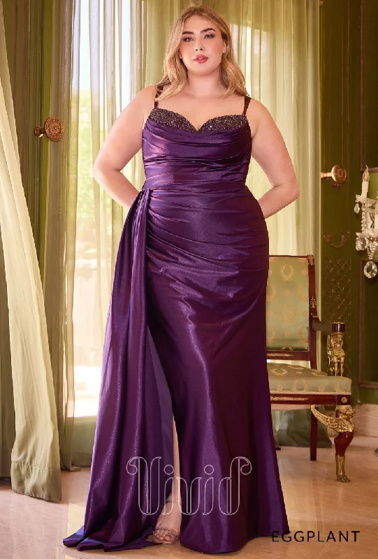 Amalie Gown Sleek Women's Metallic
