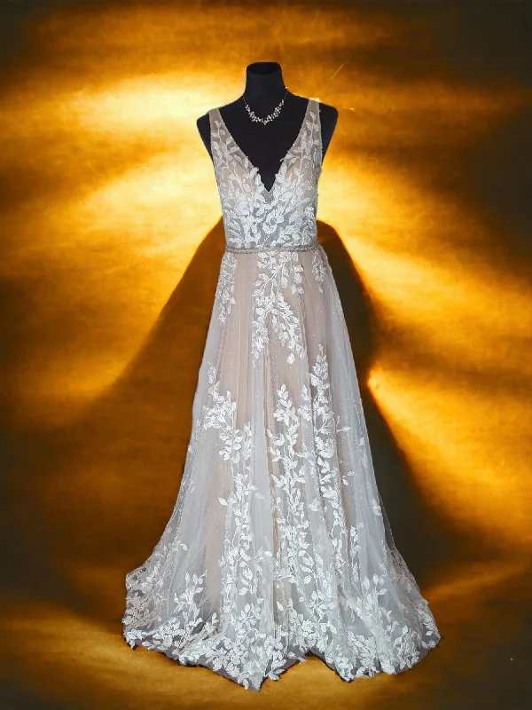 Maya Sparkling A-Line Gown Modern Women's Tech