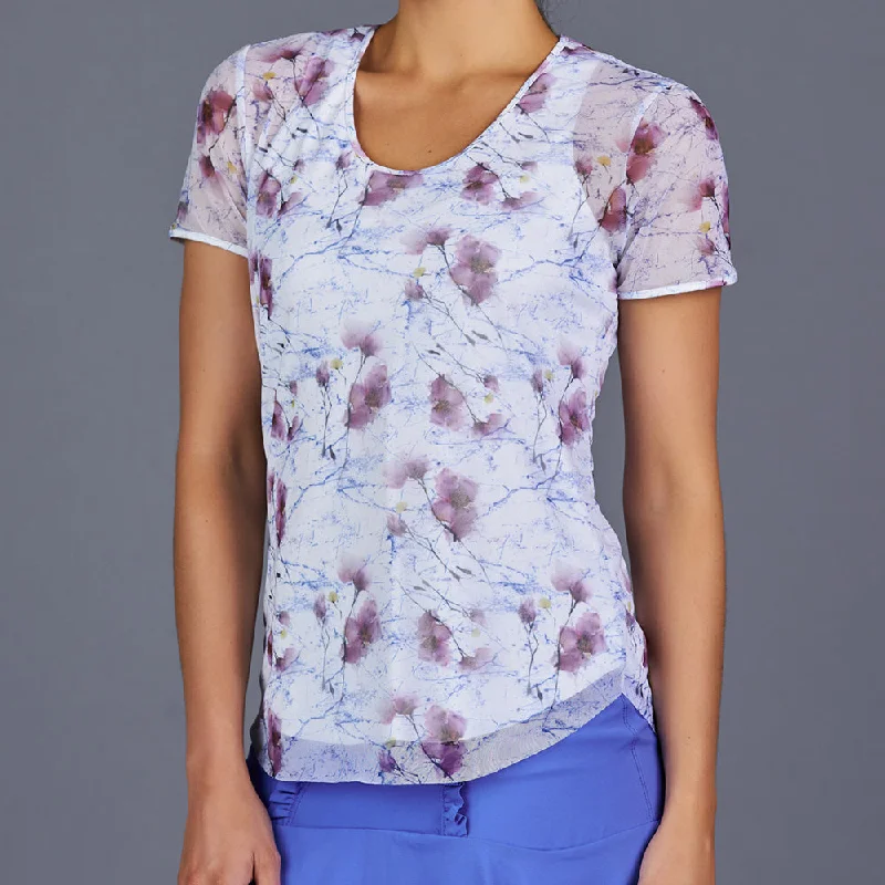 Spring Marble Lined Tee Bold Women's Animal Print