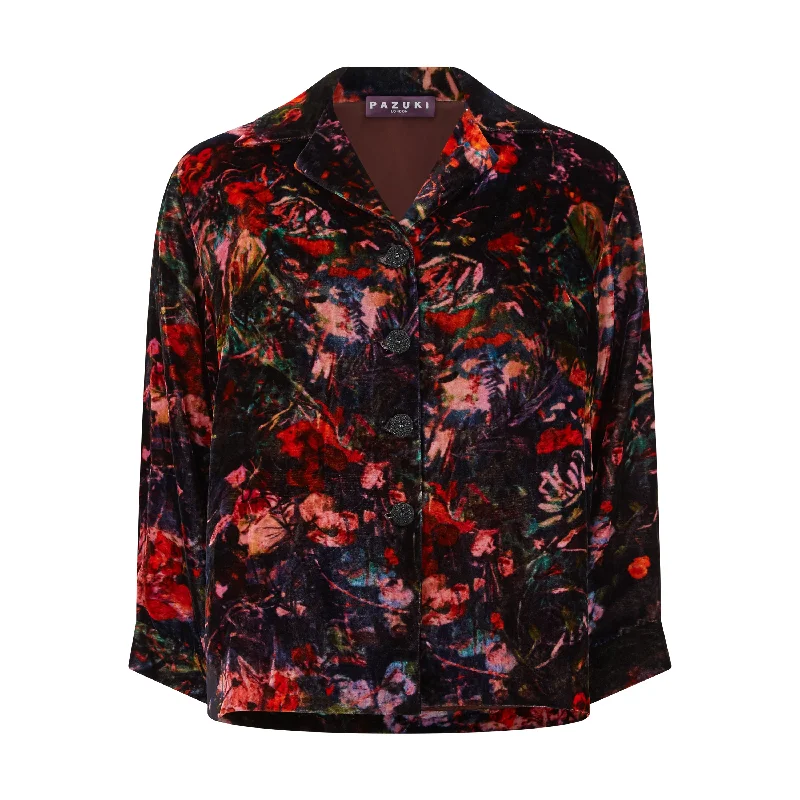 ELLEN BRACKEN VELVET JACKET Minimalist Women's Casual
